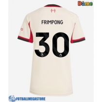 Fotballdrakt Dame Liverpool Jeremie Frimpong #30 Bortedrakt 2025-26 Kortermet